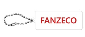 FANZECO Key Ring CLEAR RED