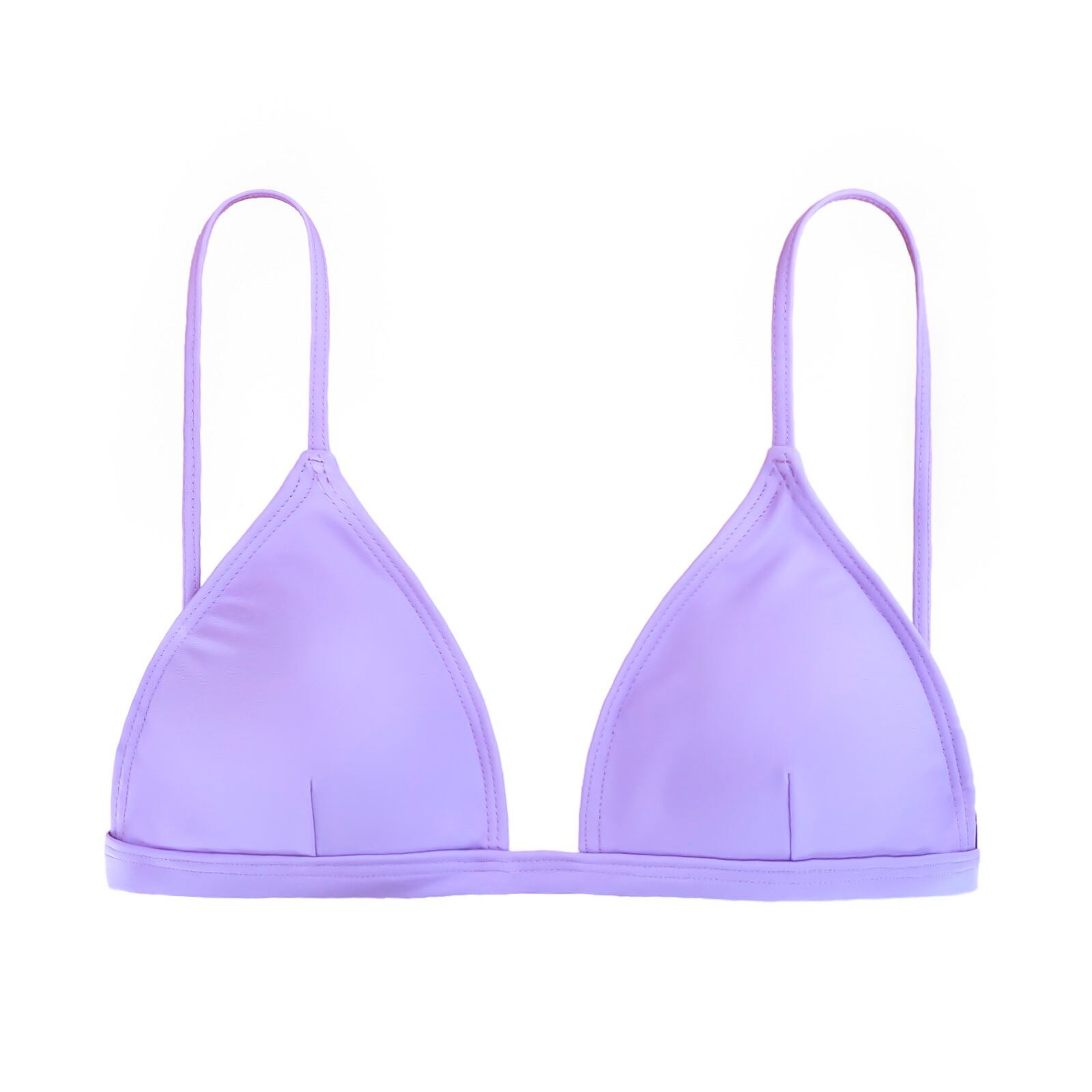 purple small triangle bikini tops
