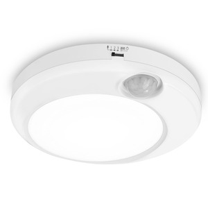 【人気】Lepro 人感センサー シーリングライト 小型 ledシーリングライト 人感 10W【簡単取付/センサー点灯/留守番機能/850lm高輝度/目に優しい/80Ra高演色性/40000時間寿命/省エネ/PSE認証済み】 コンパクト トイレ 脱衣所 洗面所 廊下 玄関 ベランダ 天井 室内照明 和室 洋室 led照明器具 (6500K昼光色)