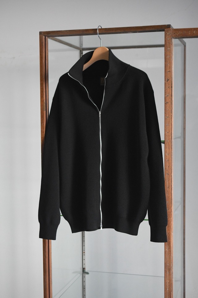 BATONER / SUPER HIGH TWIST WOOL DRIVERS KNIT (Black)