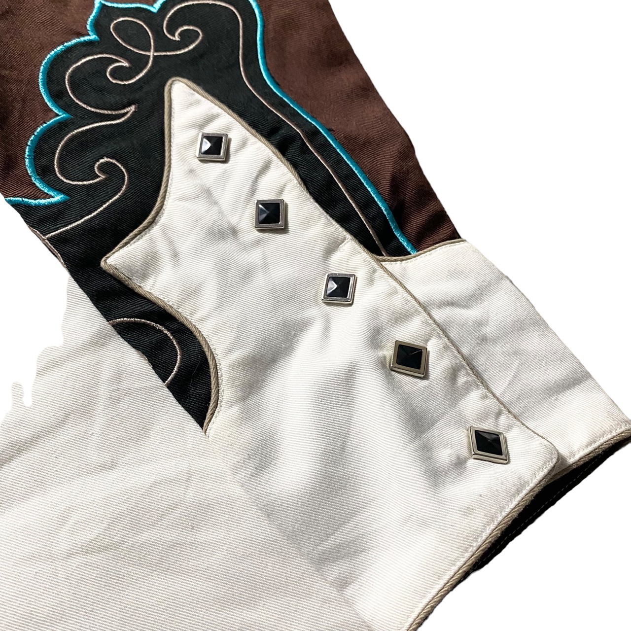 old color switching western shirt