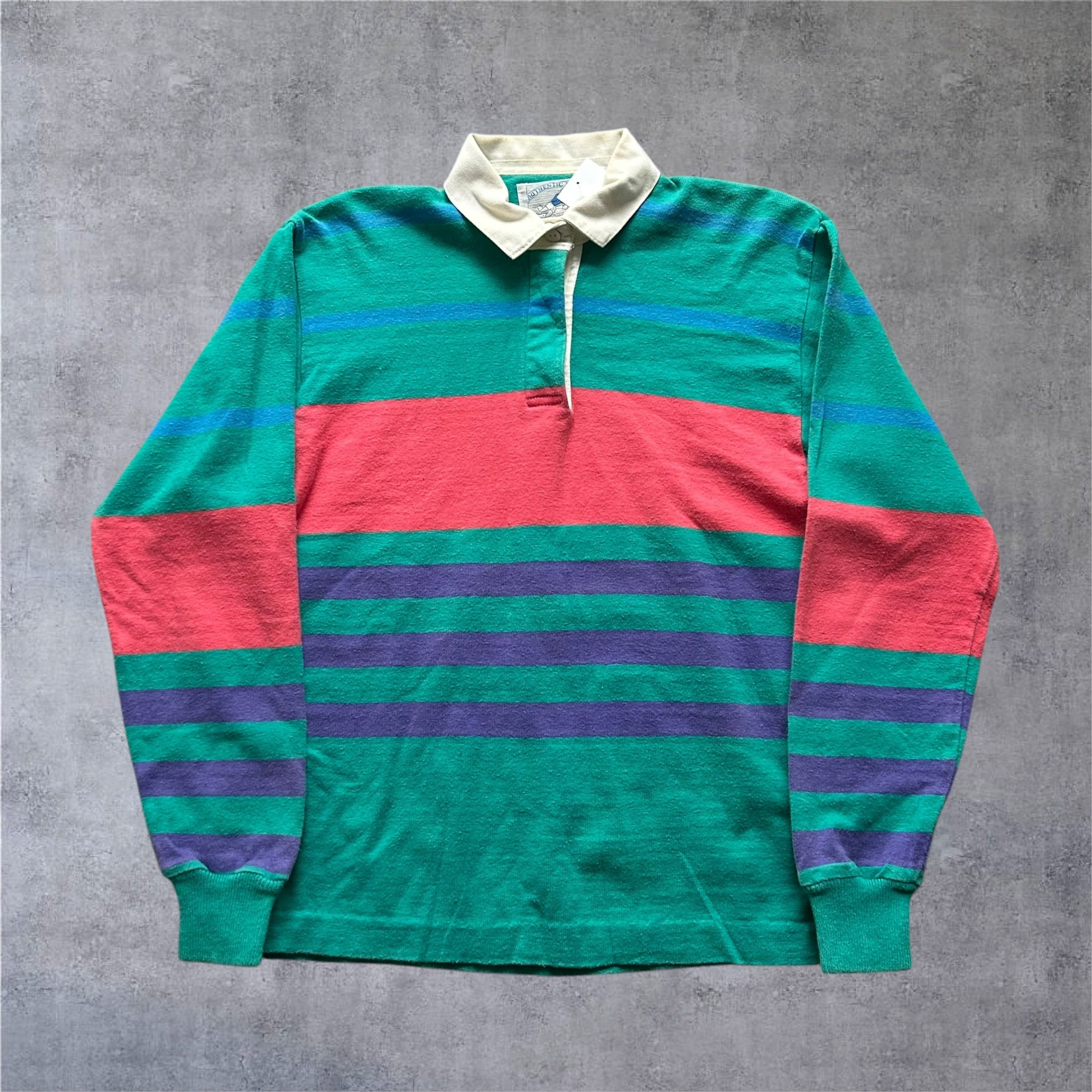 1980s Lands' End Rugger Shirt【高円寺店】