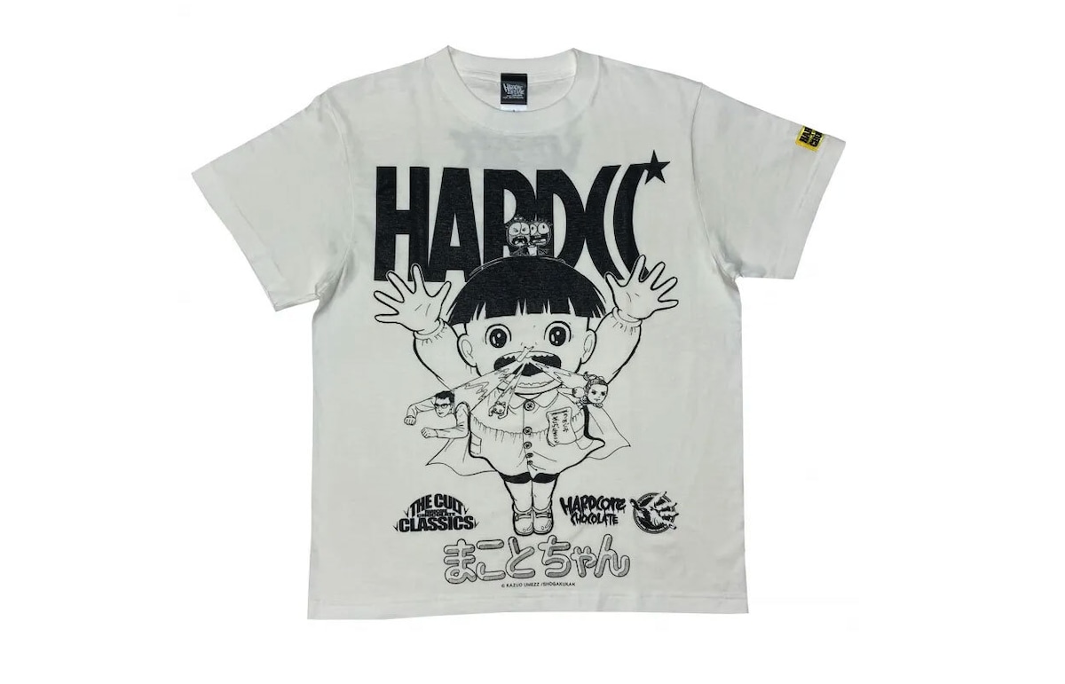 楳図かずお X ハードコアチョコレート「まことちゃん」Tシャツ | GAIN 