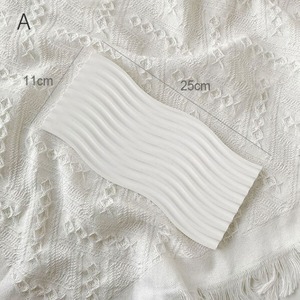 トレー ホワイト ウエーブ U型 トレイ アクセサリー プレート