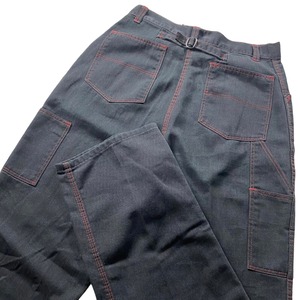 vintage 1970’s SEARS JR BAZAAR dark color denim work pants