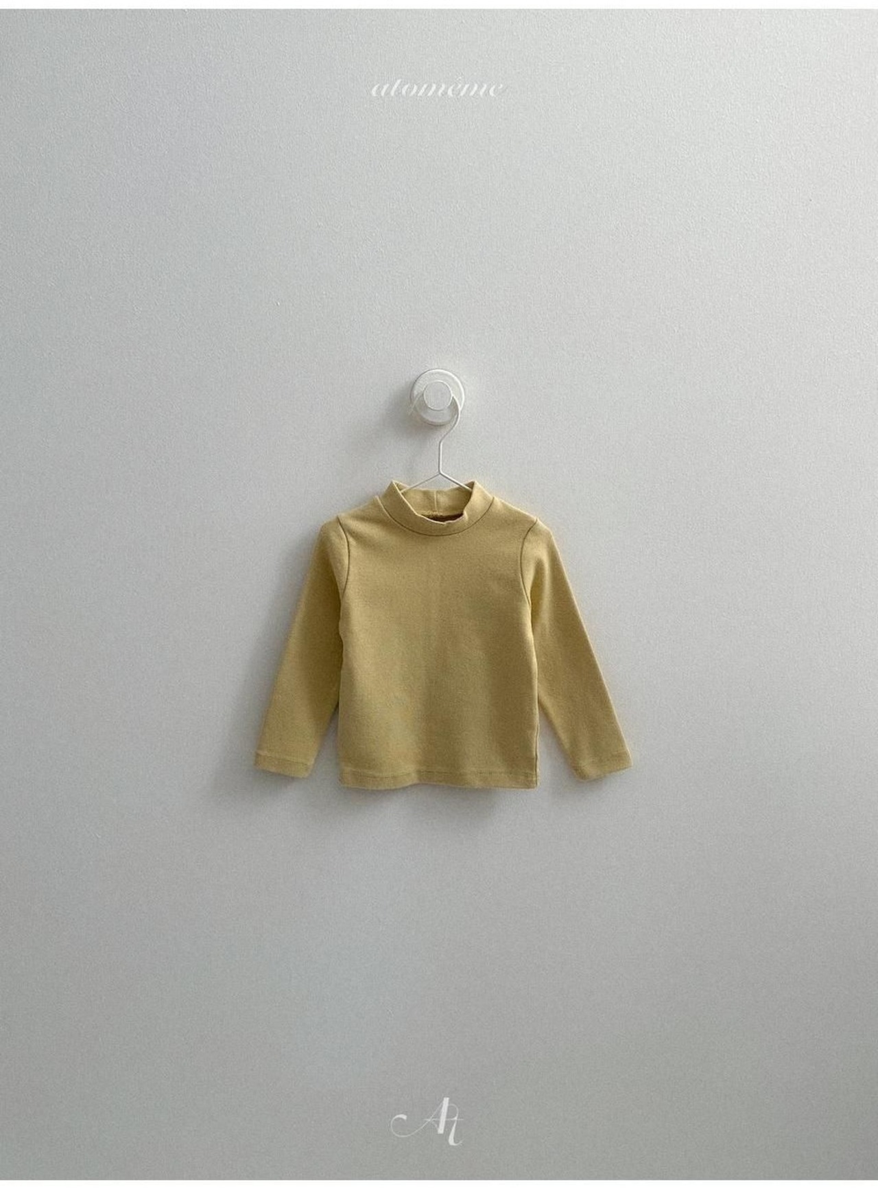〖取寄〗韓国子供服 / 26winter / atomeme / プレーンハイネックTシャツ / キッズ *S~XL*