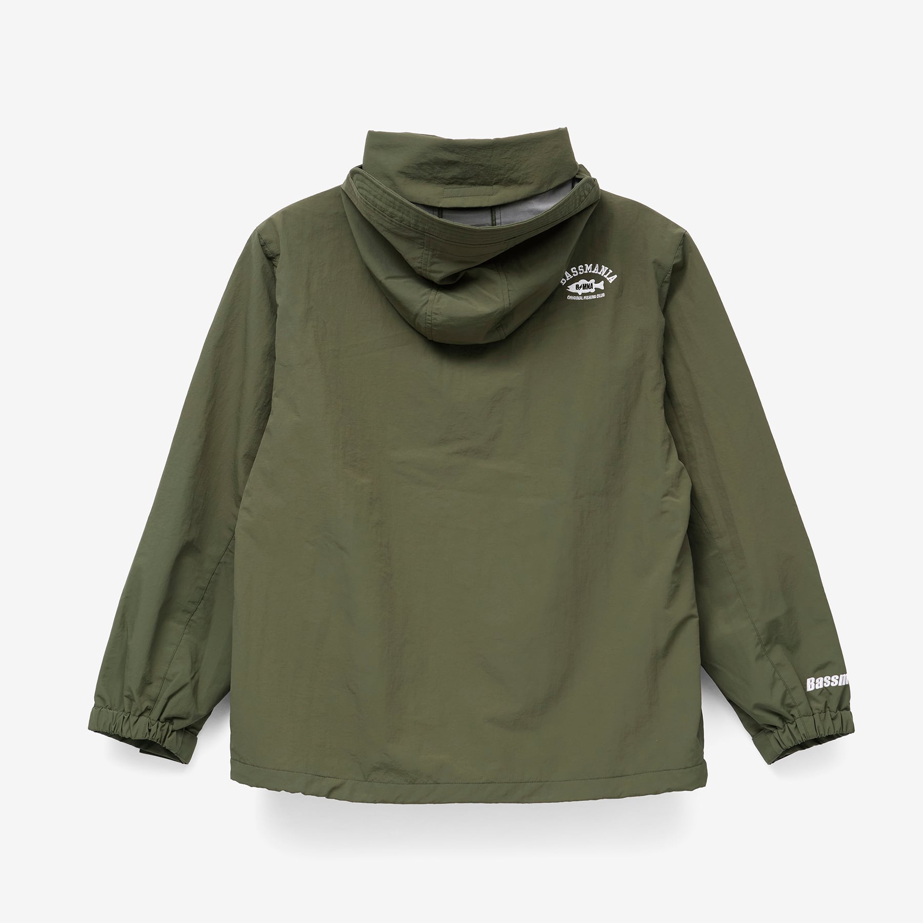 DeepRangebybassmania】2Layer Fishing Gimmick Nylon Jacket［KHAKI