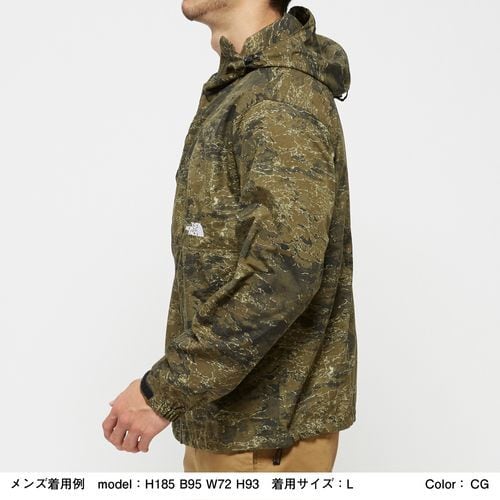 ノースフェイス シェルジャケットクラウドカモグリーンNP71535 ノースフェイス シェルジャケットクラウドカモグリーンNP71535