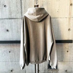 VETEMENTS  LOGOLABELHOODIE  GREYNAVY