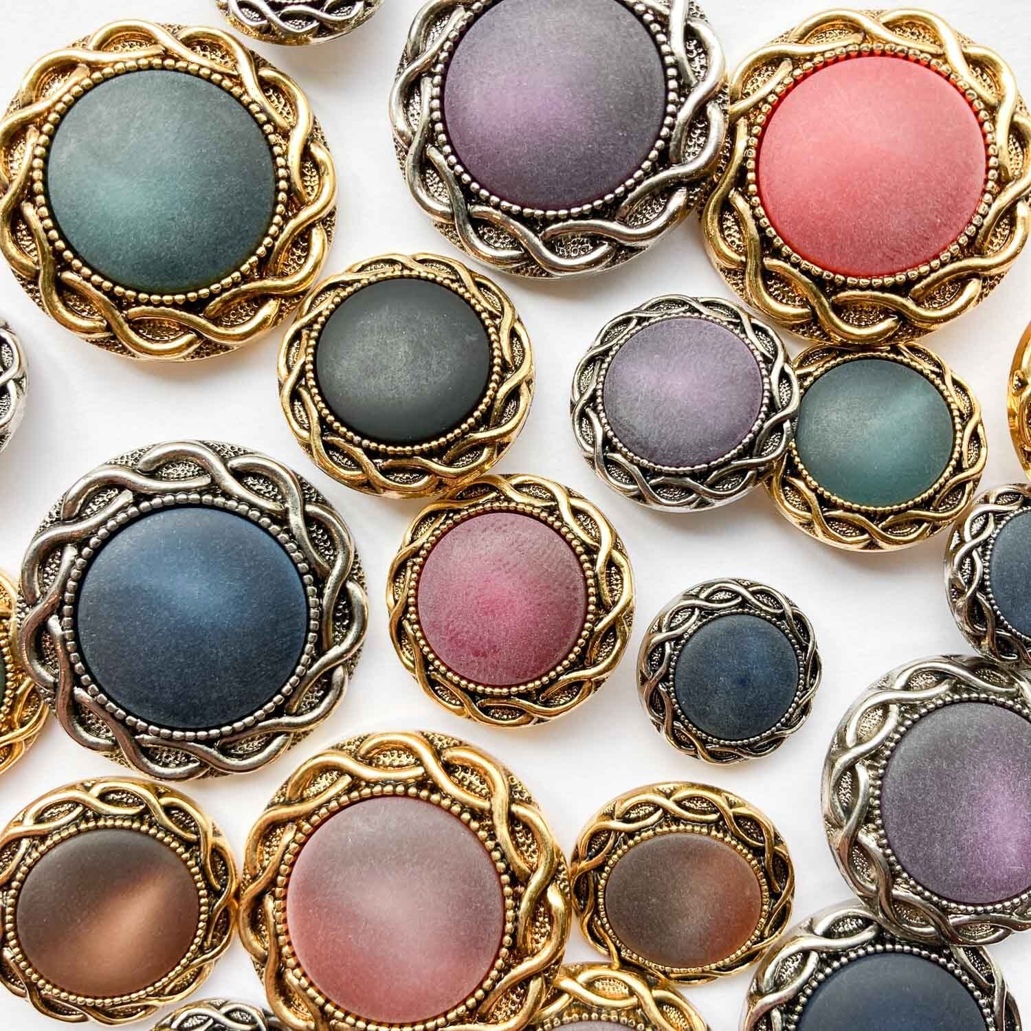 最終入荷・オンライン限定》Japan vintage鎖縁ボタン M(21mm 最終入荷・オンライン限定》Japan vintage鎖縁ボタン M(21mm