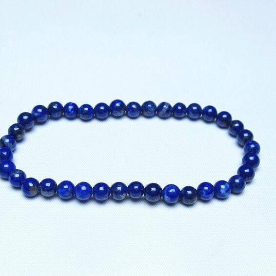 ラピスラズリ ブレスレット 5mm 一点物 メール便可 [M便 1/10] 111-48282