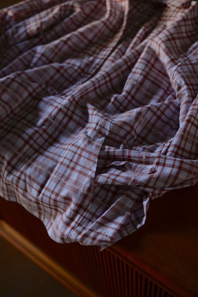 NICENESS / GIGLI LONG ZIP PULLOVER SHIRT (BROWN)