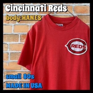 【REDS】HANES MLB 80s Tシャツ USA製 レッズ メジャーリーグ ベースボール