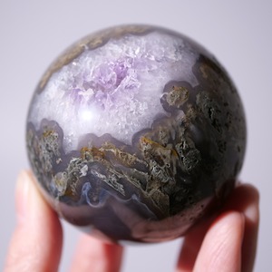 モスアゲート 【φ6.5cm】/ スフィア