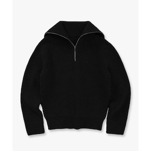 [LAFUDGE FOR WOMAN]  Pullover wool collar knit_Black  正規品 韓国ブランド 韓国代行 韓国通販 韓国ファッション ニット