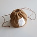 INNAT " SUEDE CHINCH BAG ( Beige ) "