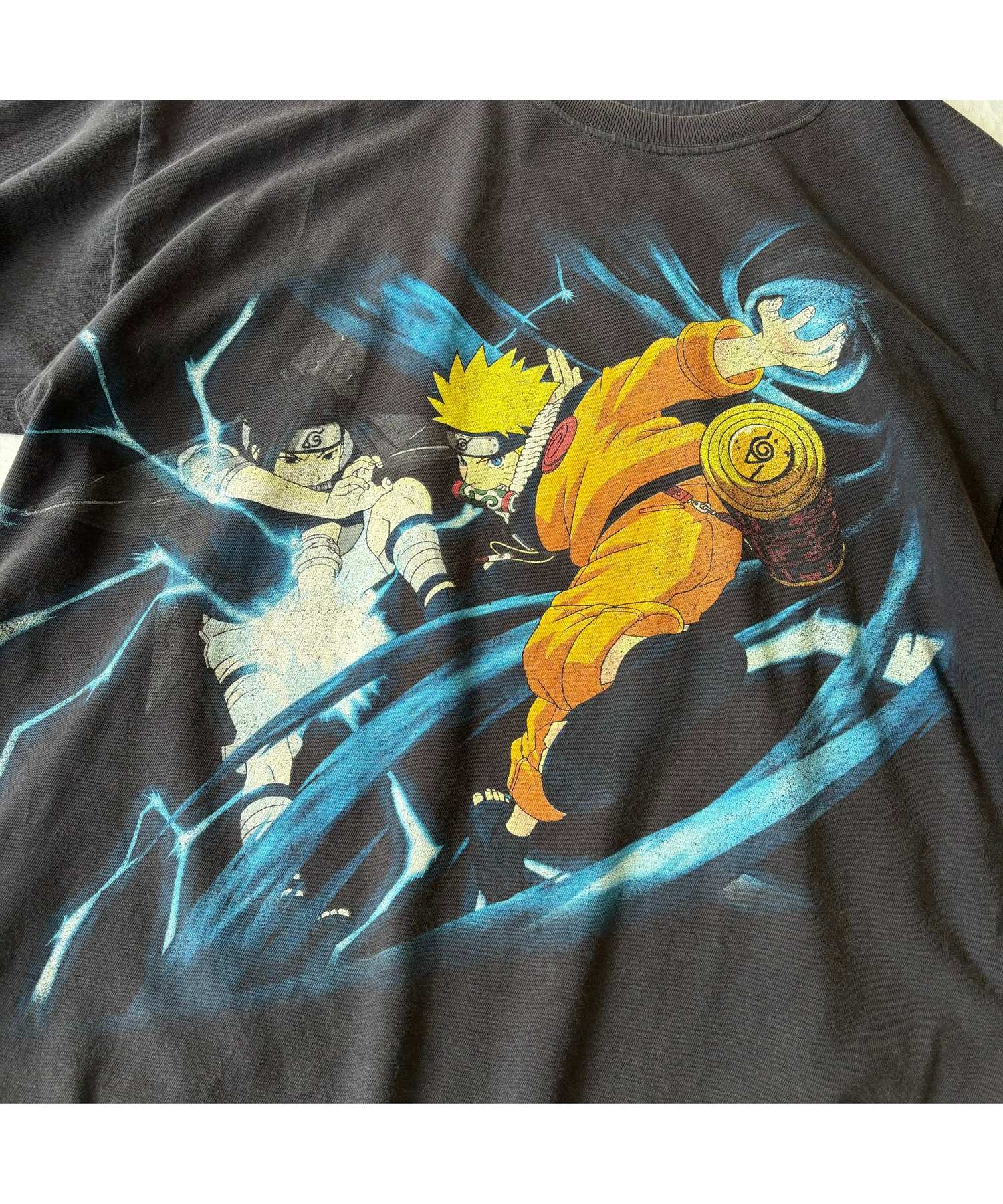 00's NARUTO/ナルト 半袖プリントTシャツ アニメTシャツ キャラT 古着