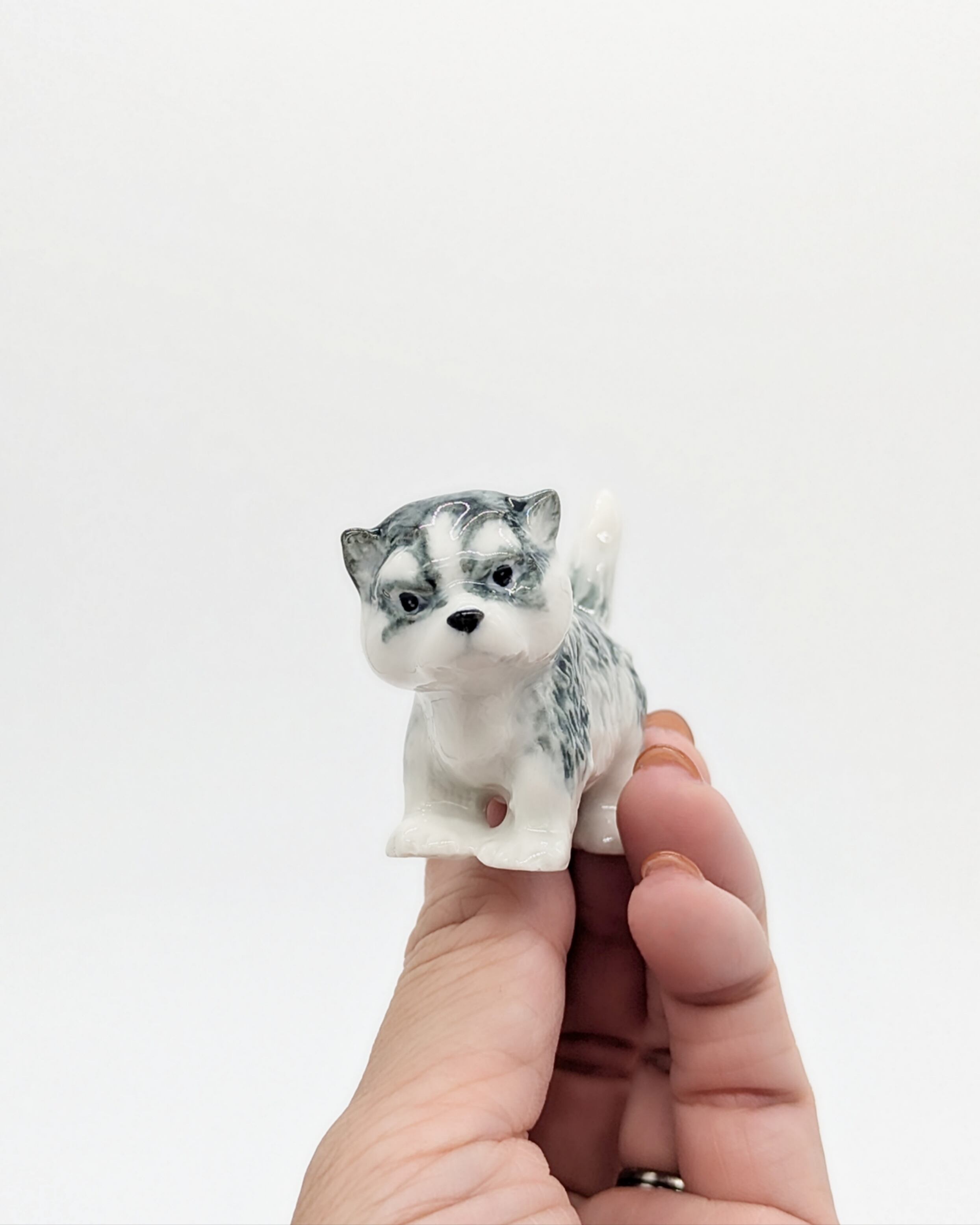 【ミニチュア陶器】Puppy~stand~