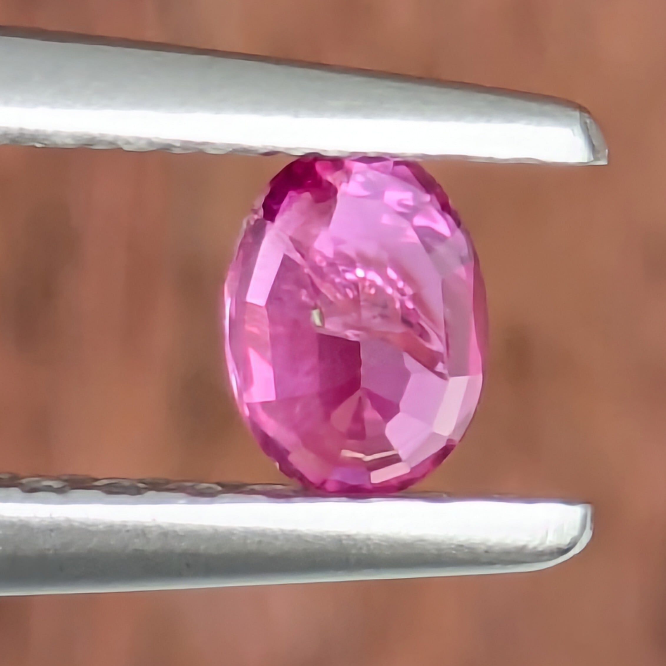非加熱ピンクサファイア ルース ミャンマー・モゴック産【0.21ct