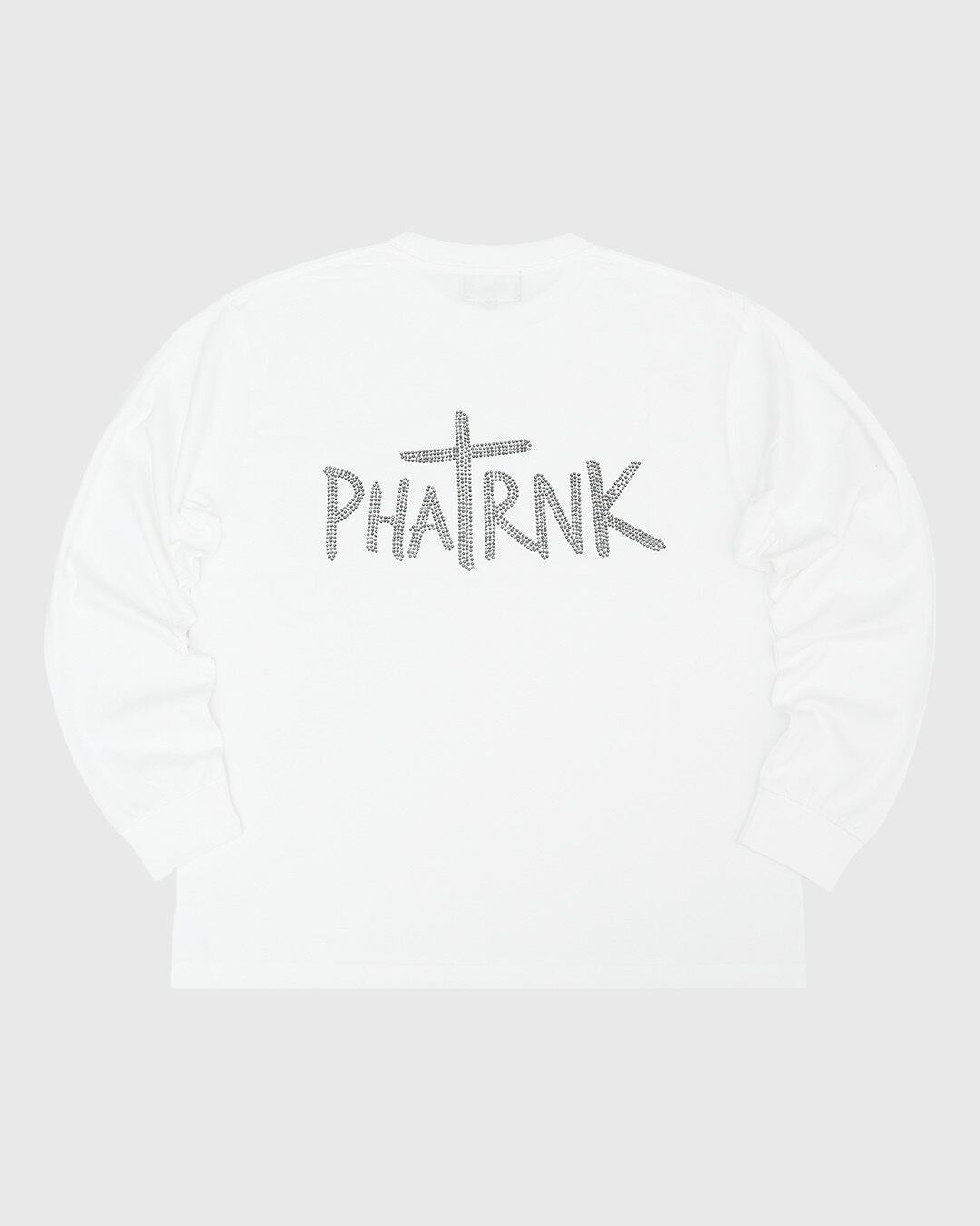 BASIC BACK LOGO RHINESTONE L/S TEE | PHATRNK OFFICIAL ONLINE STORE