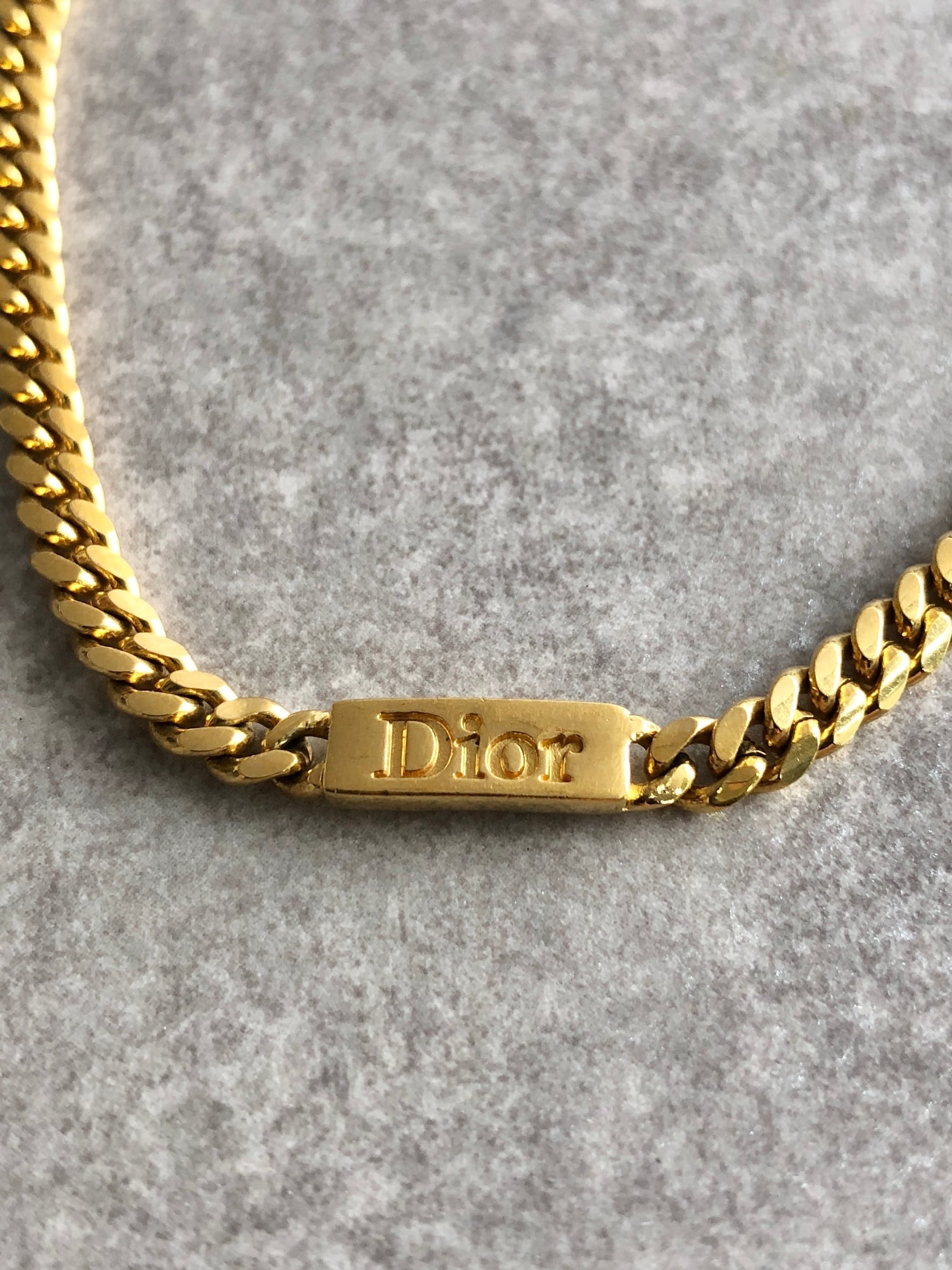 Christian Dior クリスチャン ディオール ブレスレット ゴールド ロゴ