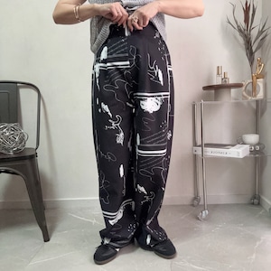 art pattern print PT【Black】