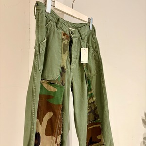 古着リメイク カモフラパンツ