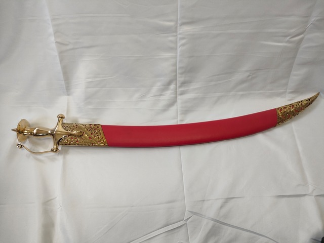 タルワールキルパン 真鍮製刀身 模造刀 インド刀