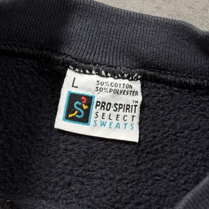 90s blank sweatshirt  "made in USA" black L 古着