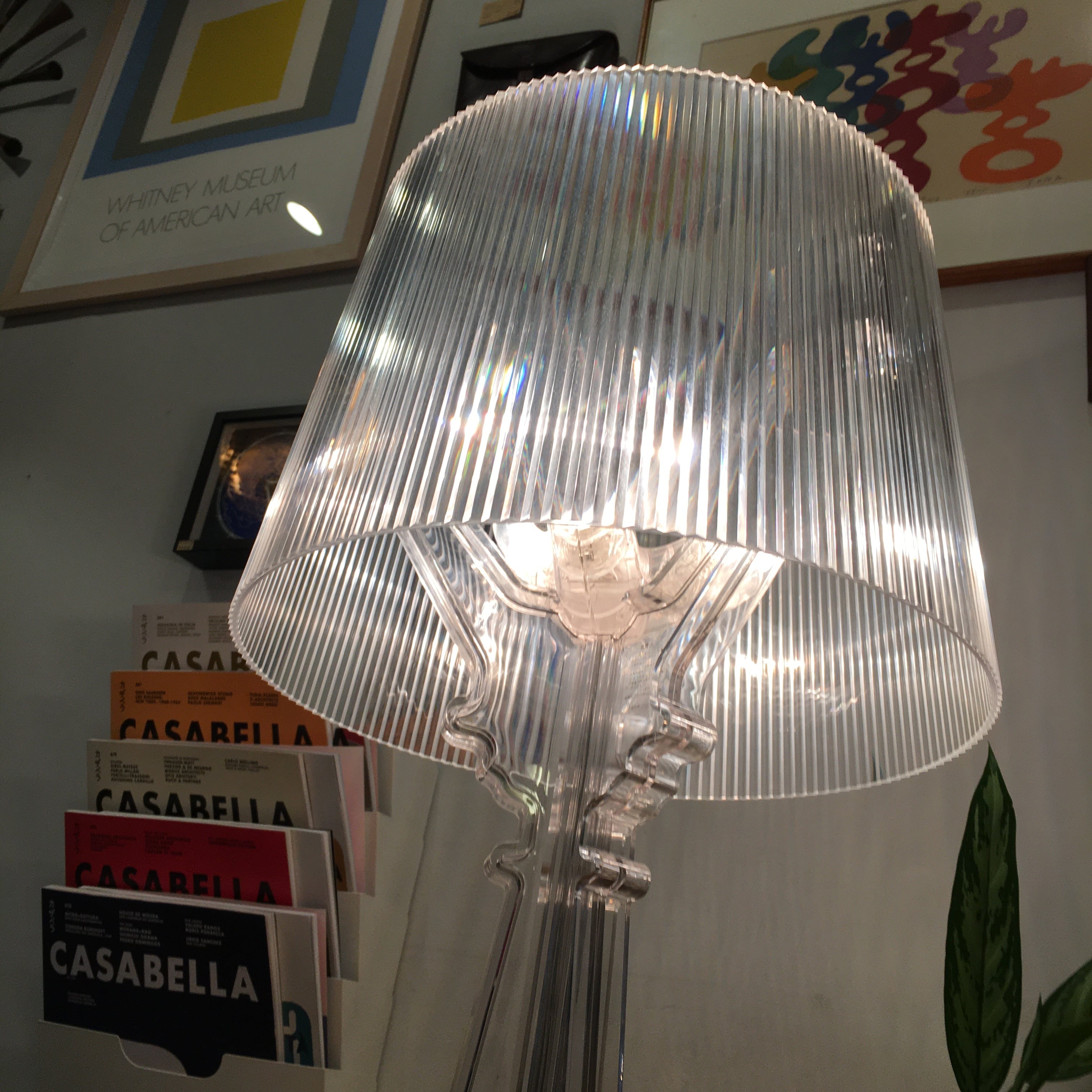 Kartell/カルテル ”BOURGIE” テーブルランプ クリア Ferruccio Laviani