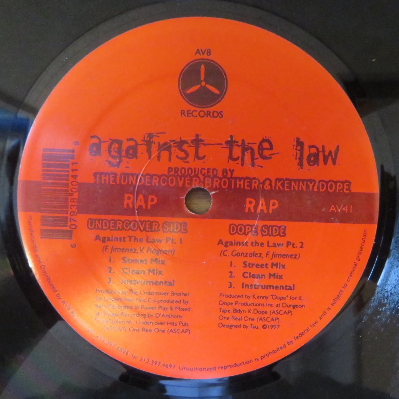 Kess / Against The Law [AV41] - 画像3