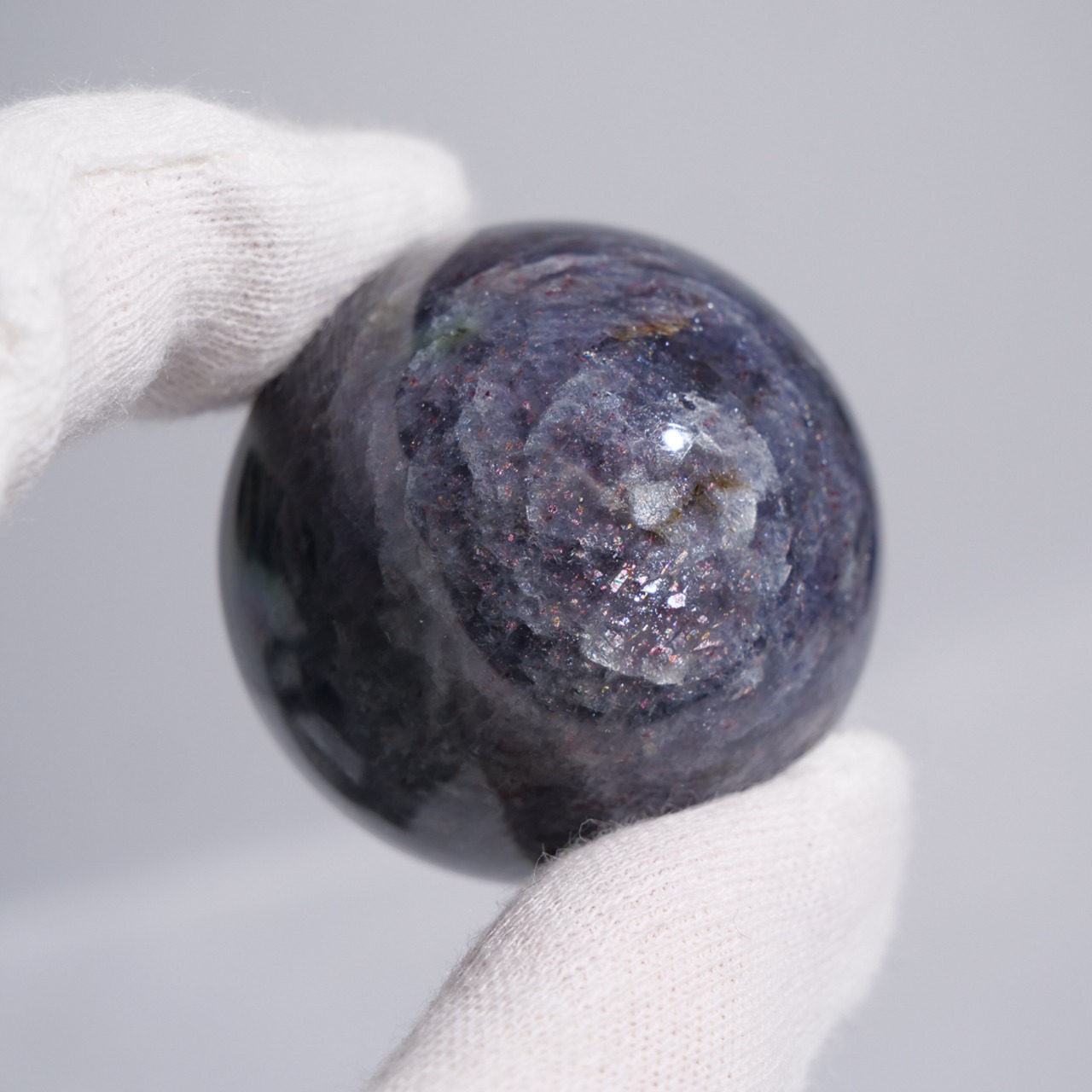 ブラッドショット アイオライト / スフィア【φ3.7cm】