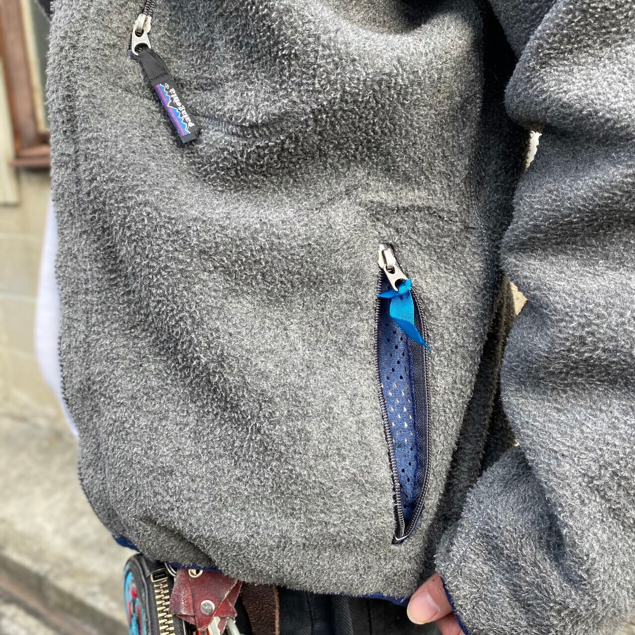 パタゴニア グリセード (XL) ヘザーグレー 1992年 ⁄ リバーシブル ☆92