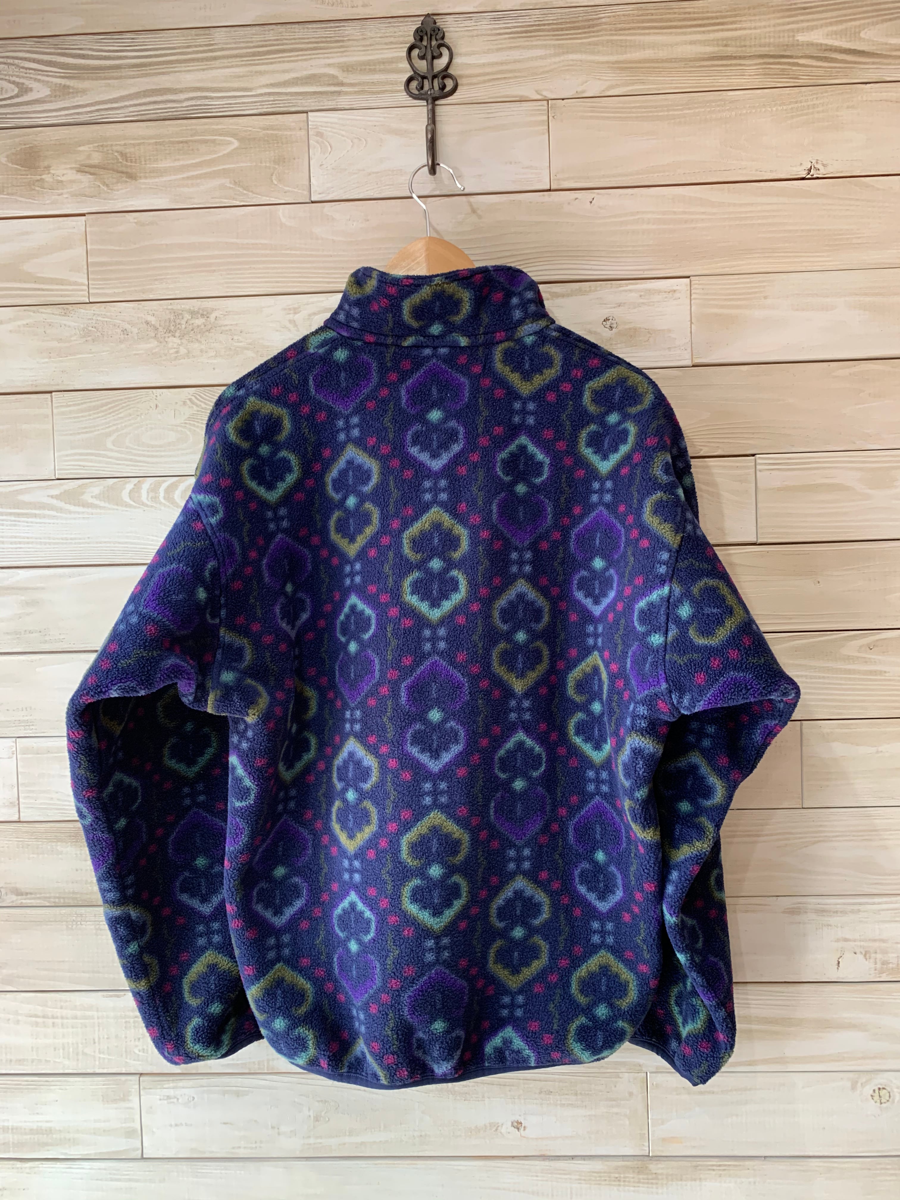 ☆ 90s パタゴニア シンチラ スナップT M スペード柄 レア USA  