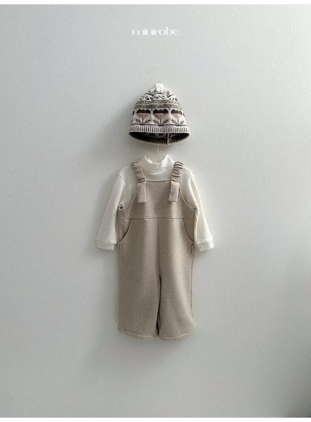 〖取寄〗韓国子供服 / 26winter / minirobe / フラワージャガードビーニー / キッズ *FREE*