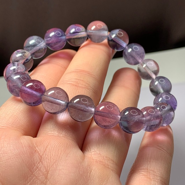A27.幻想的な色合いグラデーションフローライトブレスレット
