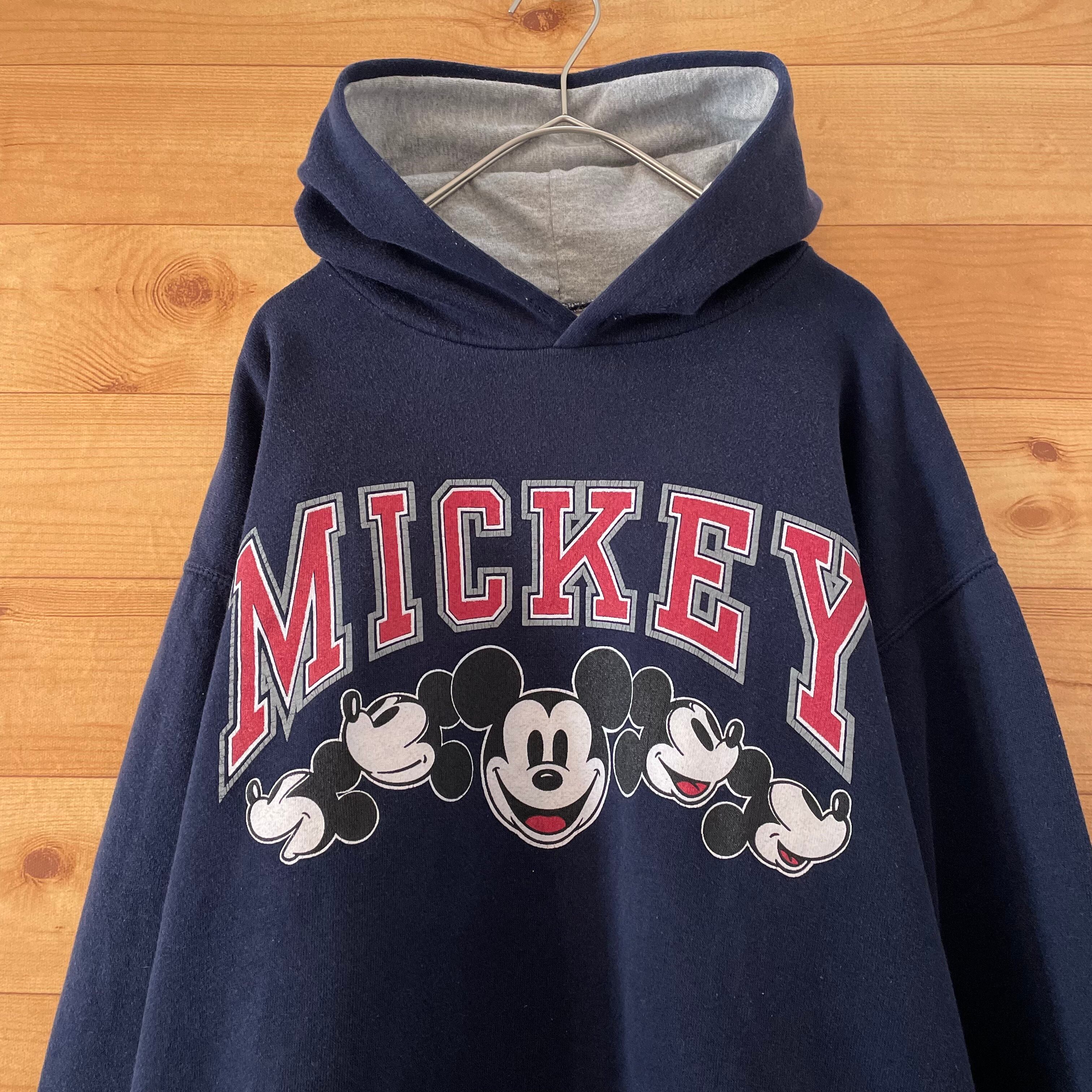 Disney 90s Usa製 ミッキーマウス アーチロゴ スウェットパーカー ヴィンテージ ディズニー Mサイズ Us古着 古着屋手ぶらがbest