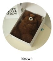 ☆TXT ボムギュ 着用！！Alpaca teddy bear keyring - 3COLOR | もごつ