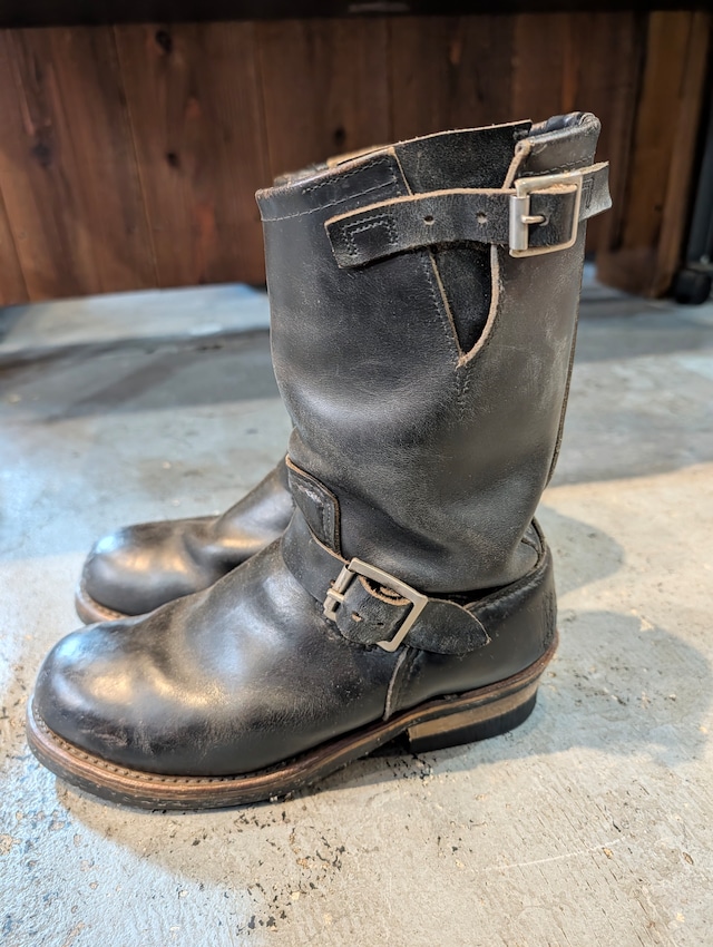 ［USED］RED WING PT91 Engineer Boots 2268/Black/ 7D/25cm  (Newly Resoled)