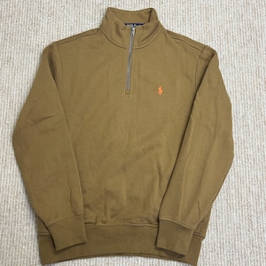 RALPH LAUREN H/Z SWEAT SHIRT BROWN