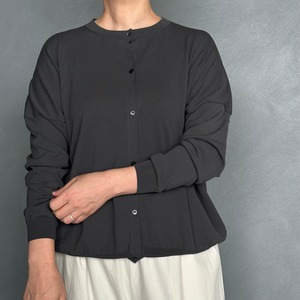 high twist cotton cardigan　ハイツイストコットンカーディガン　evam eva