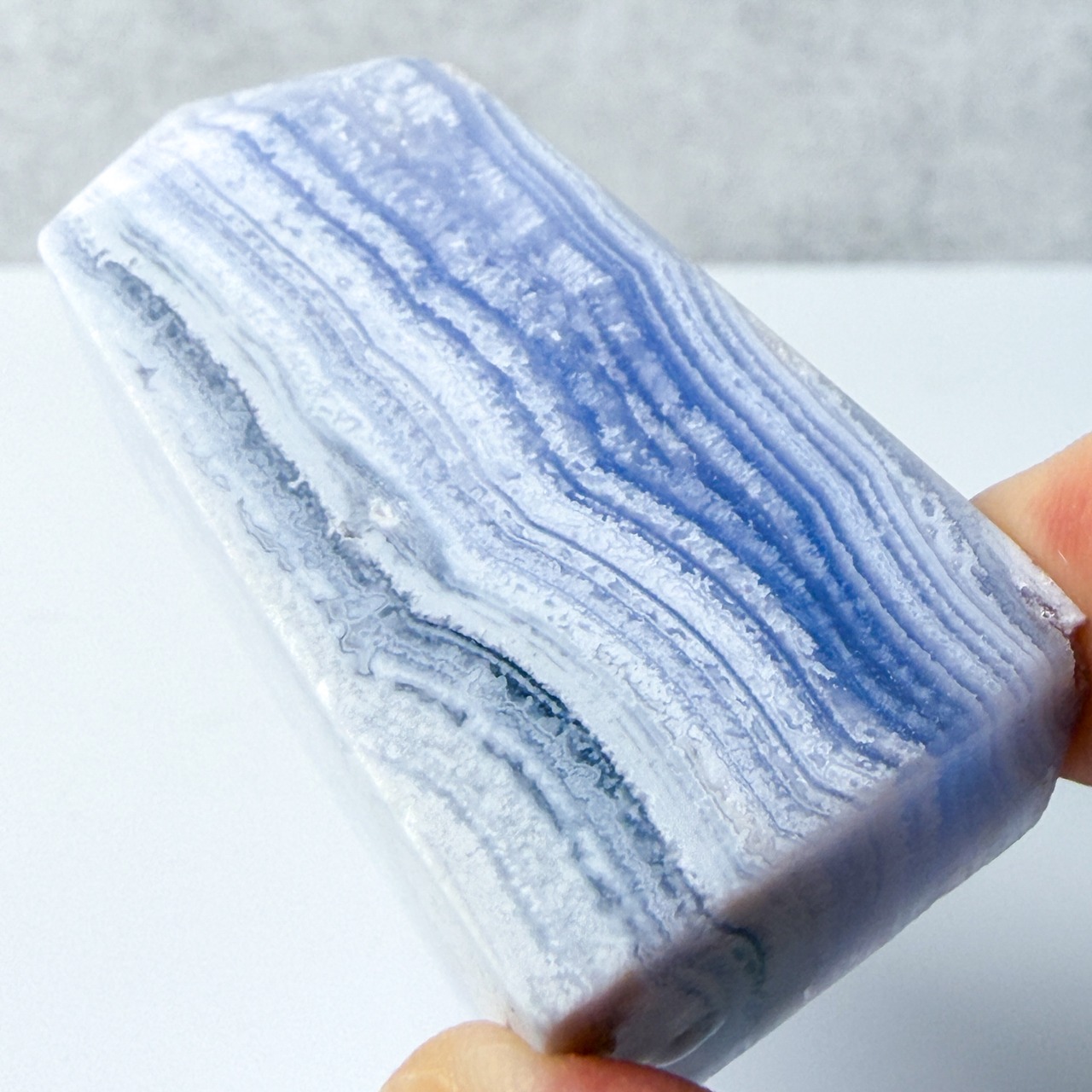 ブルーレースアゲート01 タワー ＊ Blue Lace Agate ＊ 天然石