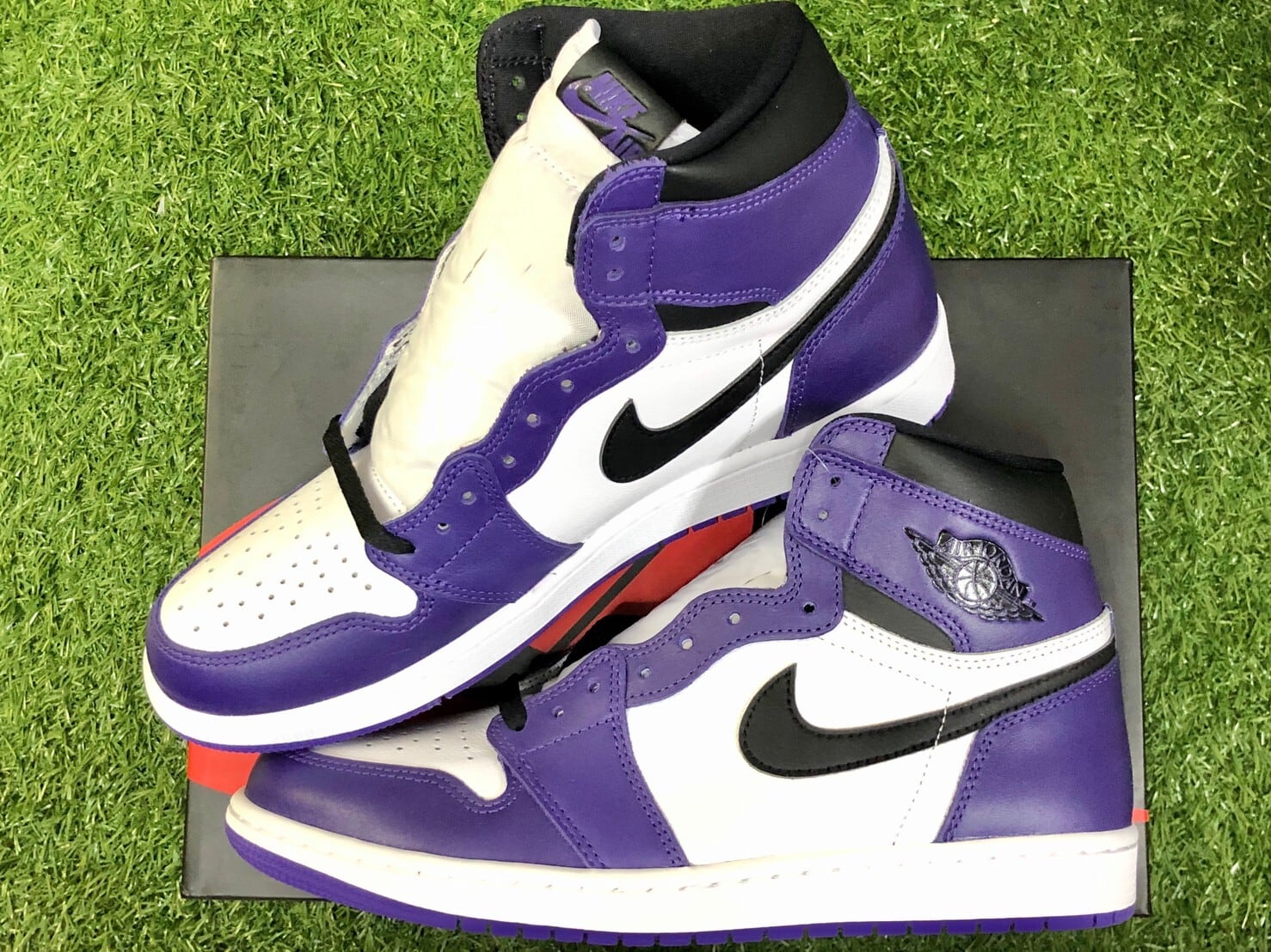 nike air jordan 1 court purple us10