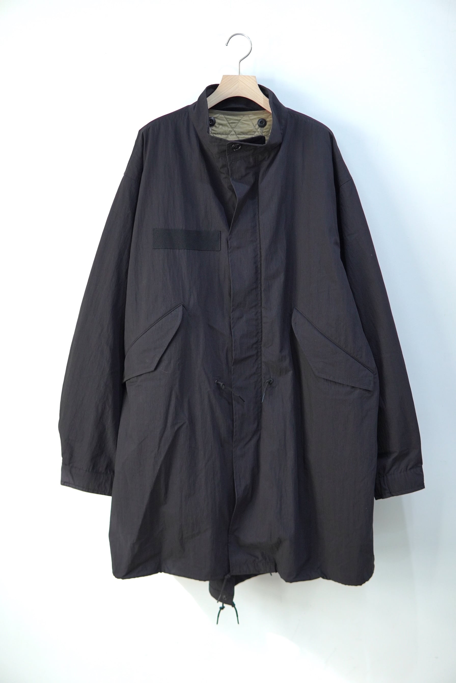 ジャケット・アウター ANTHEM A NYLON COTTON MILITARYOVER COATO ANTHEM A / WNYLON COTTON MILITARYOVER COAT | POETRY