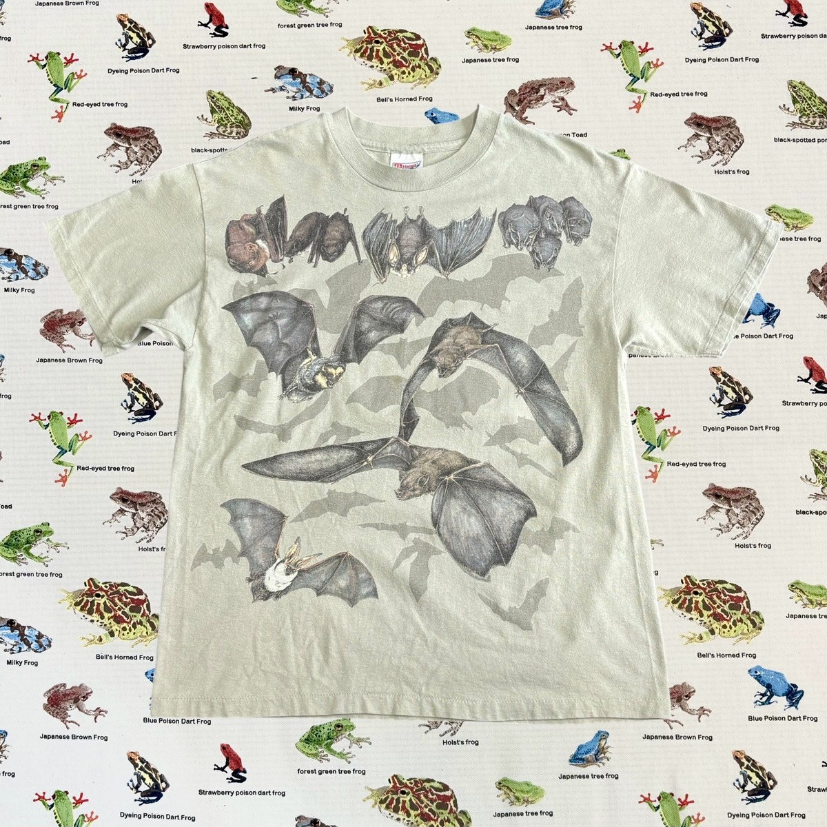 Bats of the World コウモリ Tシャツ ヘインズ ビーフィ アメリカ製 