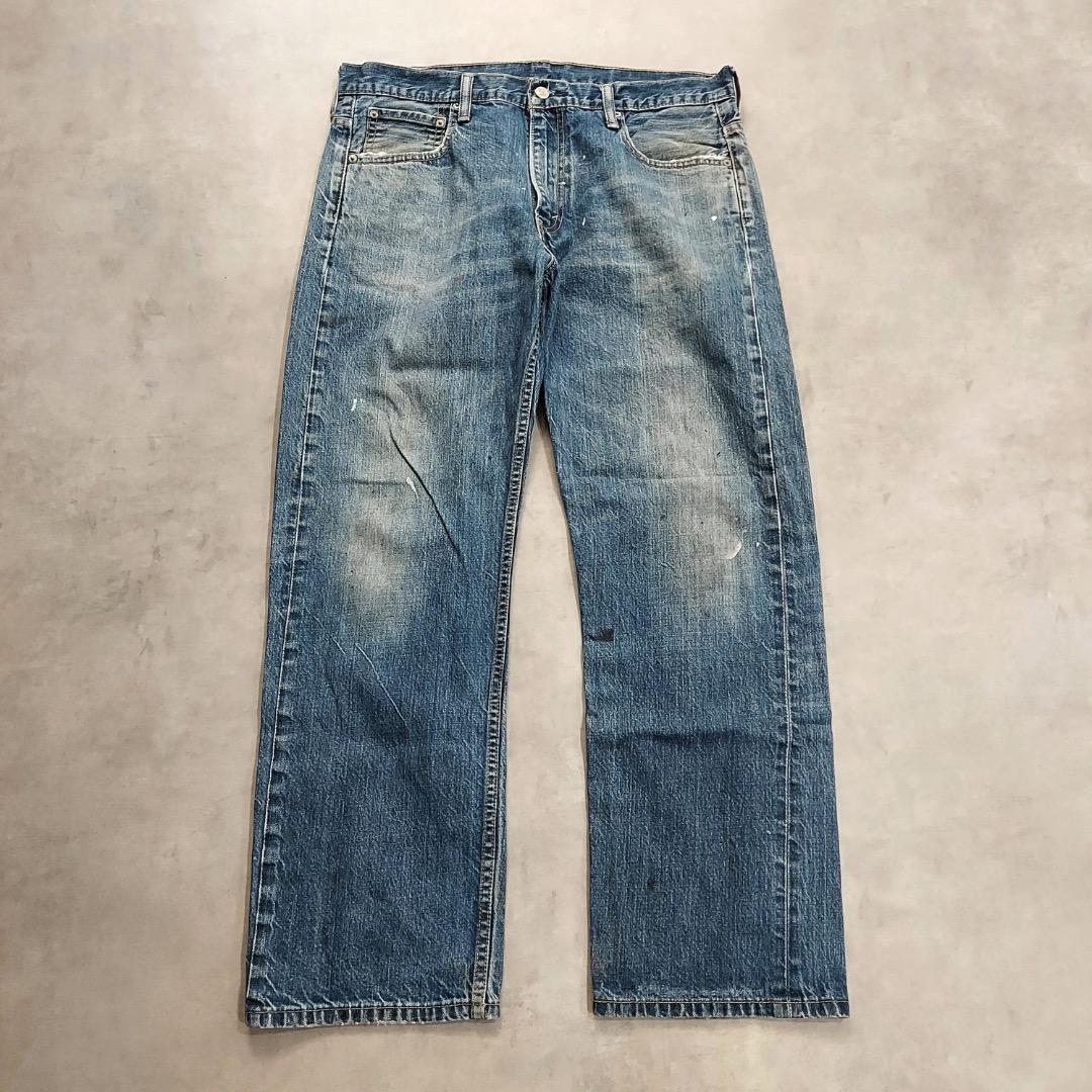 リーバイス569 Levis W34 ブルーデニム 青 古着 ボトム 18393