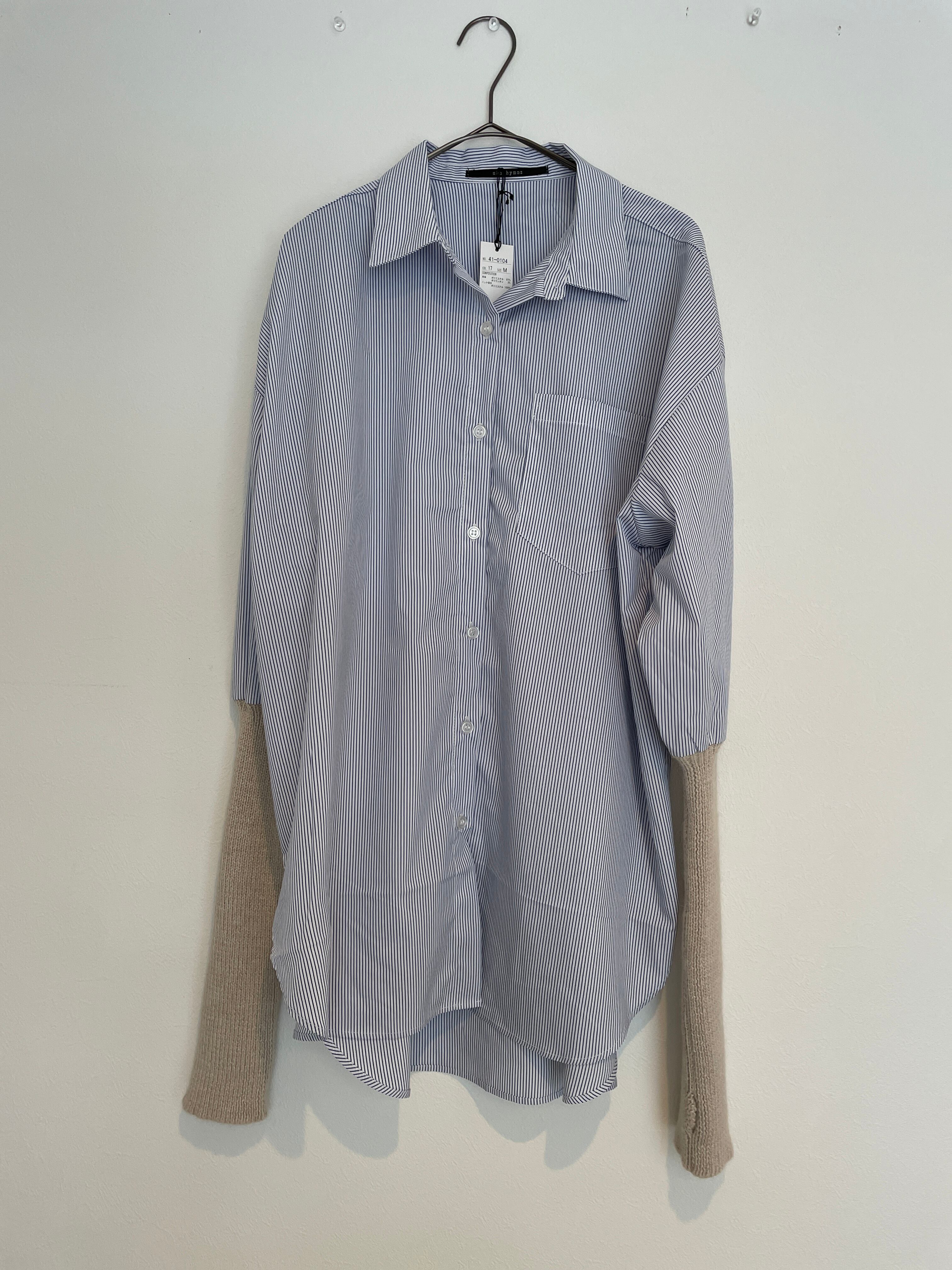 【SELECT】ロングリブスリーブシャツ