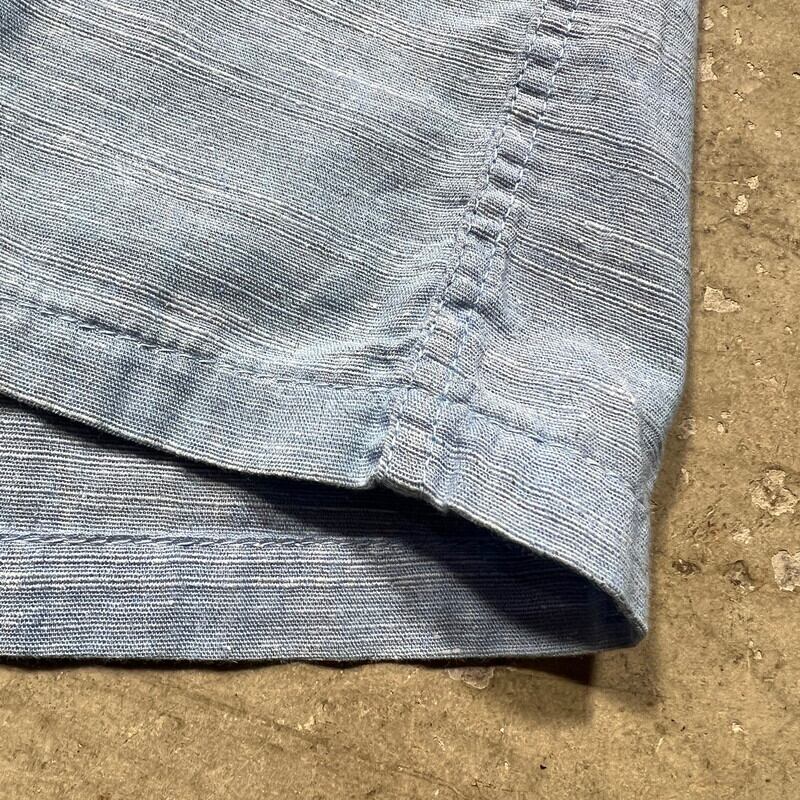 50's Pilgrim ピルグリム オープンカラーシャツ 絣 サックスブルー