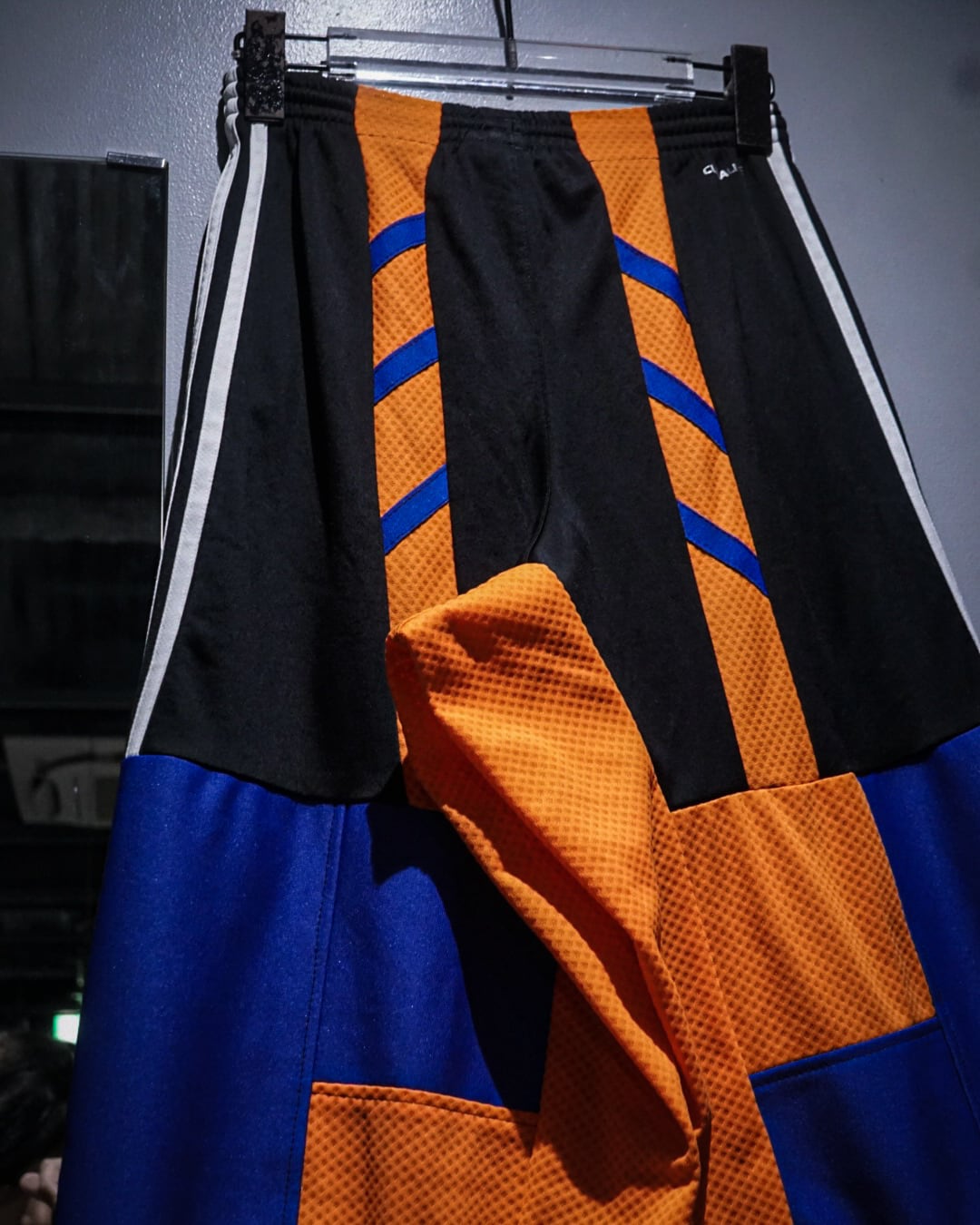 add (C) vintage】“Original Remake” Docking Design Wide Track Pants