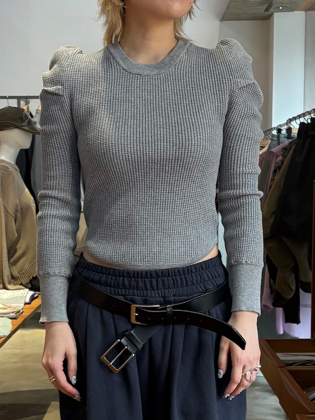 【26SS】BASICKS ベイシックス / Thermal Knit T-shirt / サーマルトップス